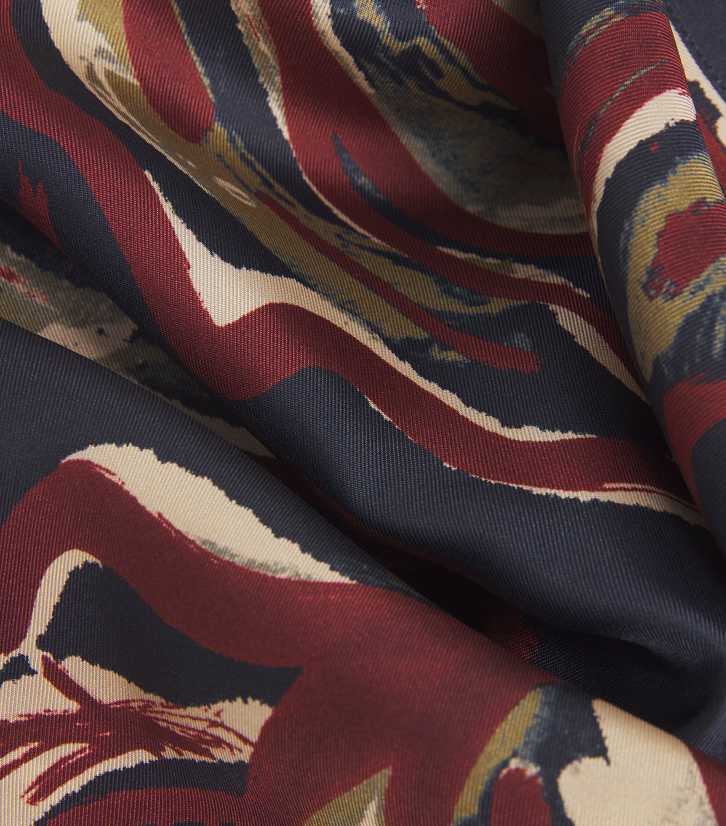 Silk Twill Ultramarine Print Shirt ULTRAMARINE Image 5