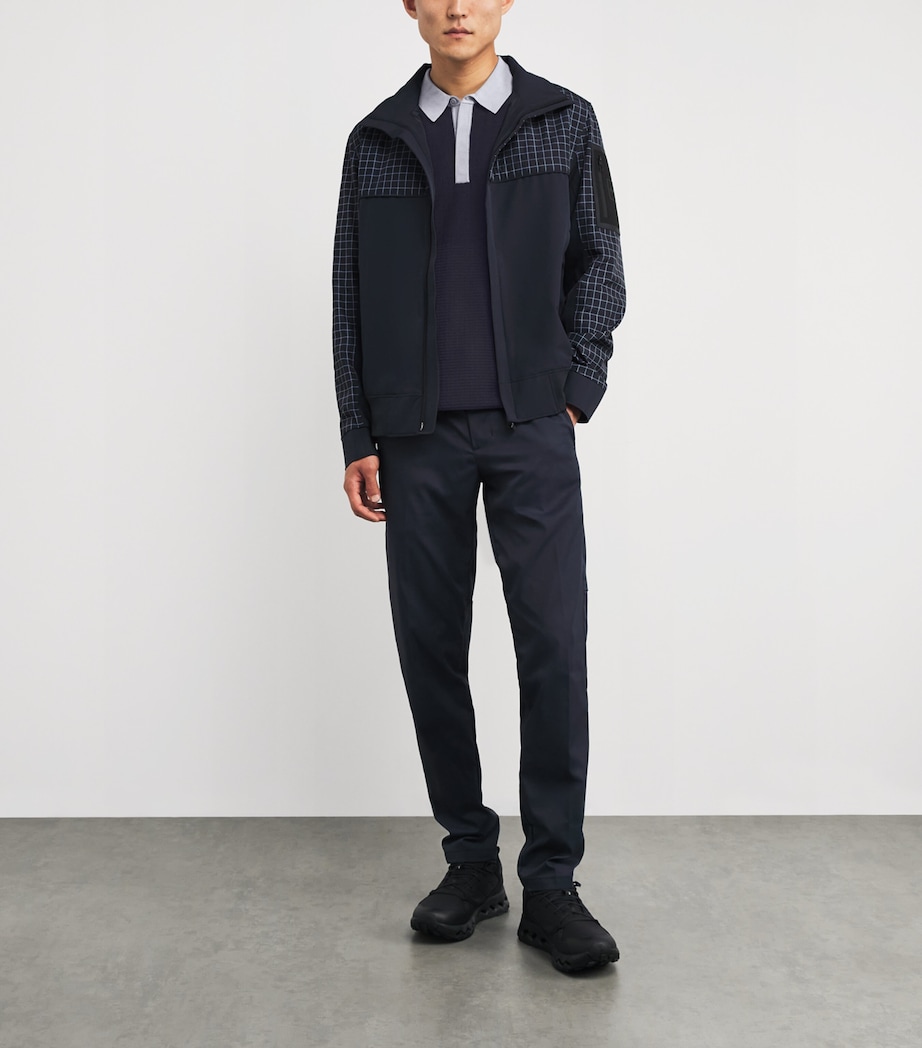 Stretch Cotton Piqué Club Polo Shirt 402DARK BLUE Image 2