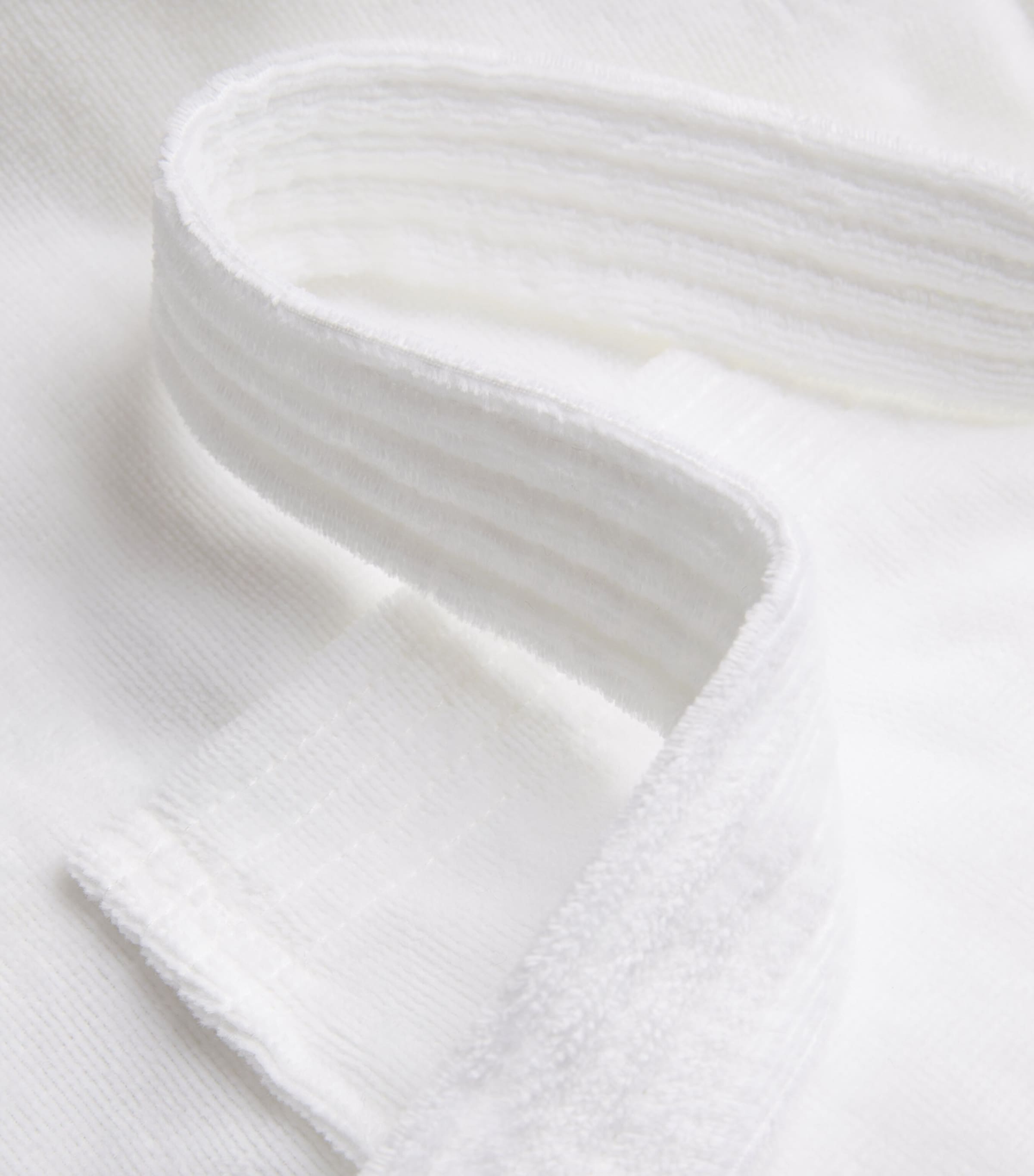 Towelling Robe WHITE Image 5