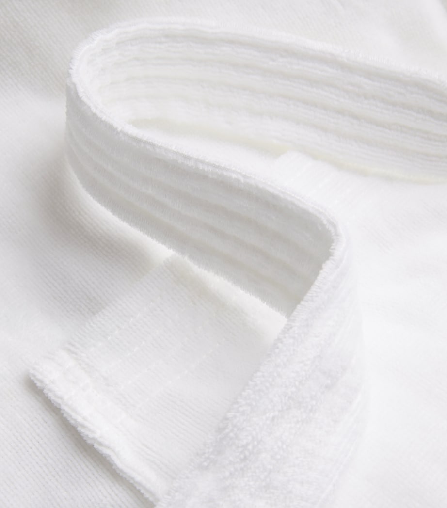 Towelling Robe WHITE Image 5