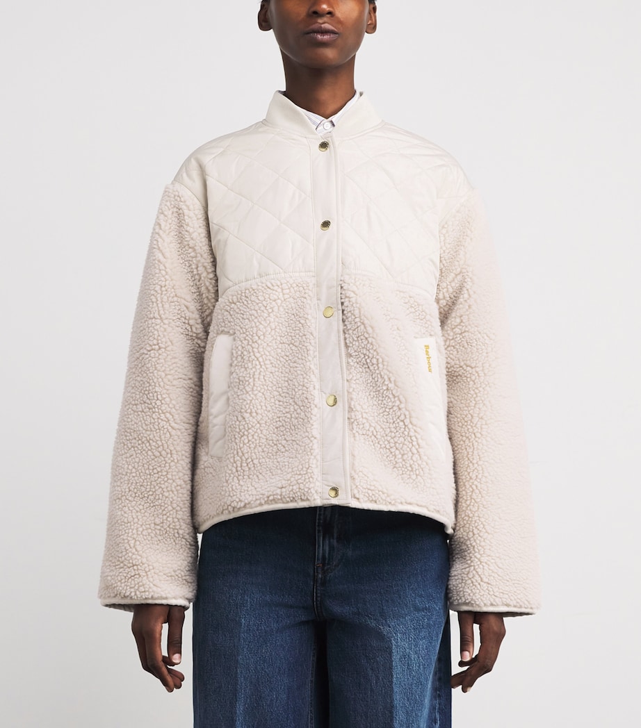 Wetherby Fleece Jacket OATMEAL/SILVER CLOUD Image 3