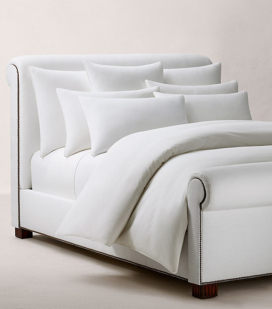 Cotton Polo Player Duvet Cover (140cm x 200cm) WHITE Image 5