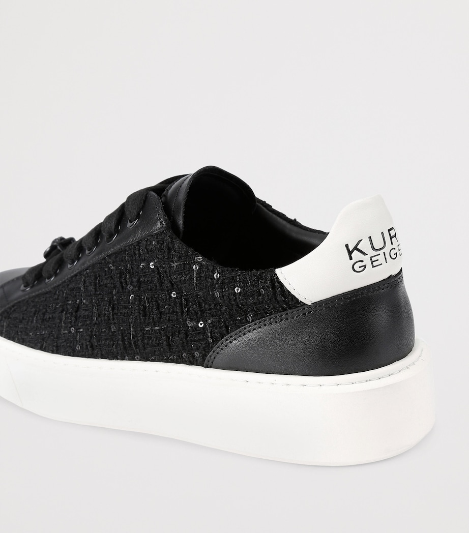 Embellished Albion Retro Sneakers BLK/WHITE Image 4