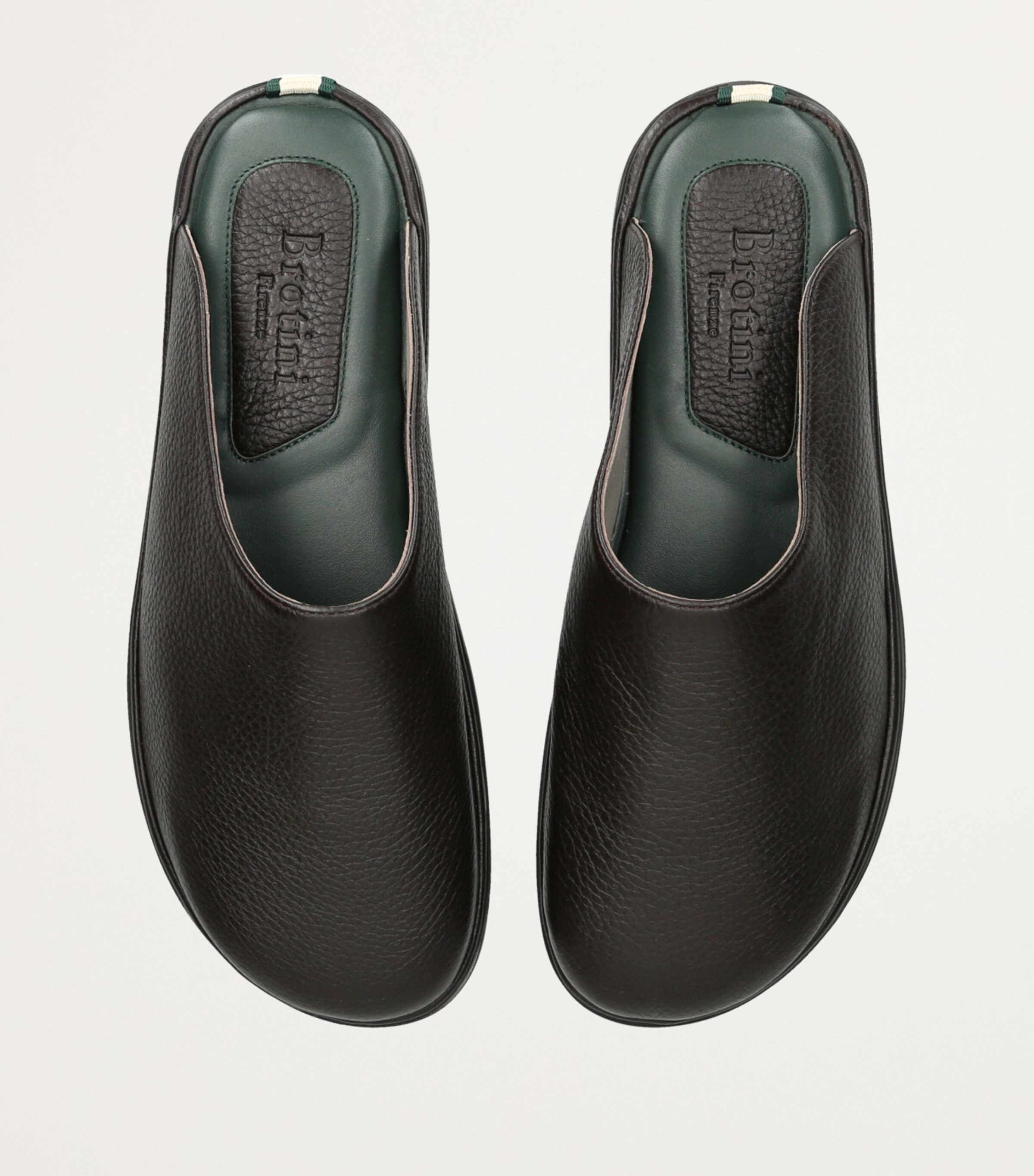 Leather Mules DARK BROWN Image 4