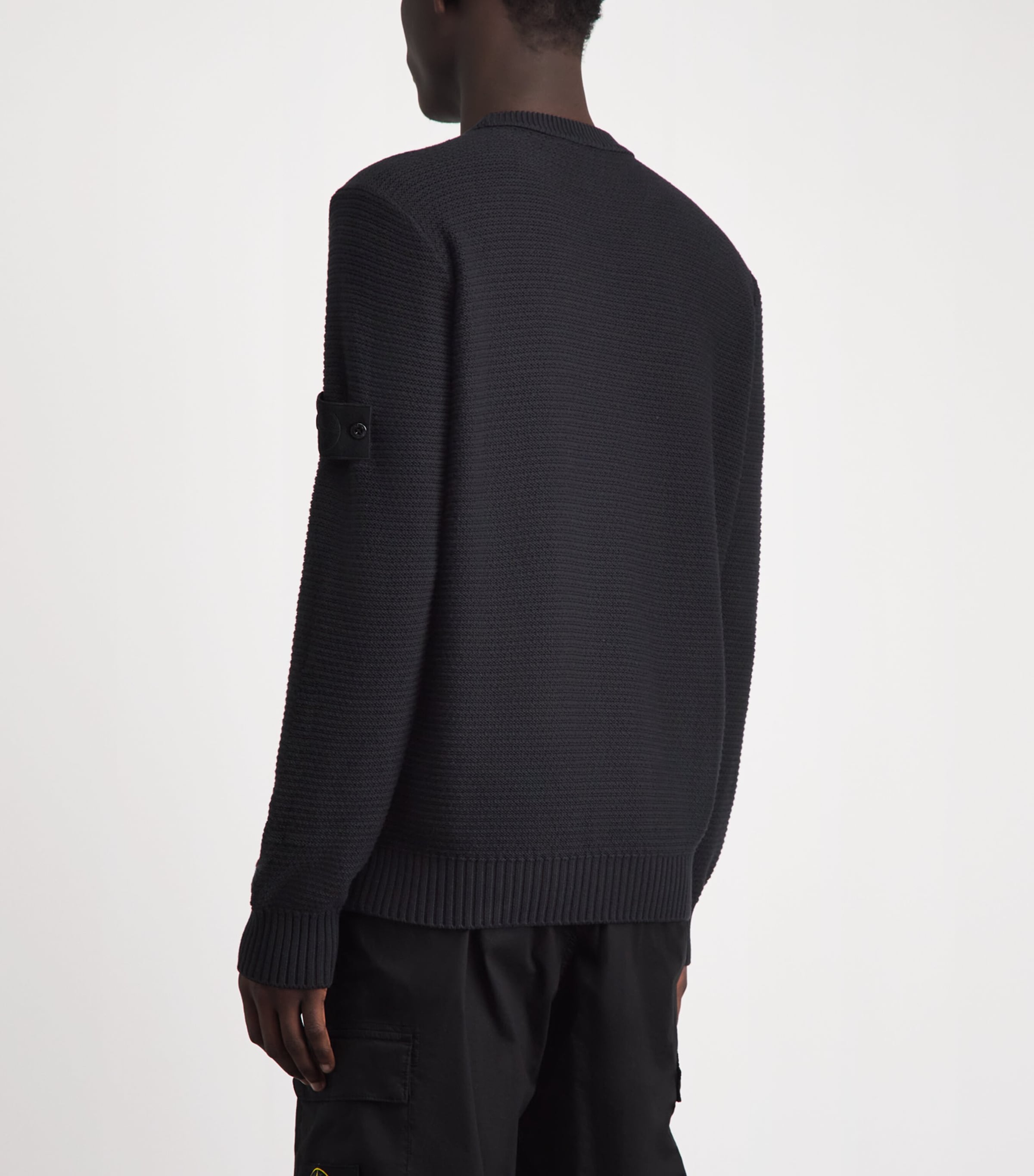 Stone Island Mens Cotton-Cashmere Ghost Sweater Image 5