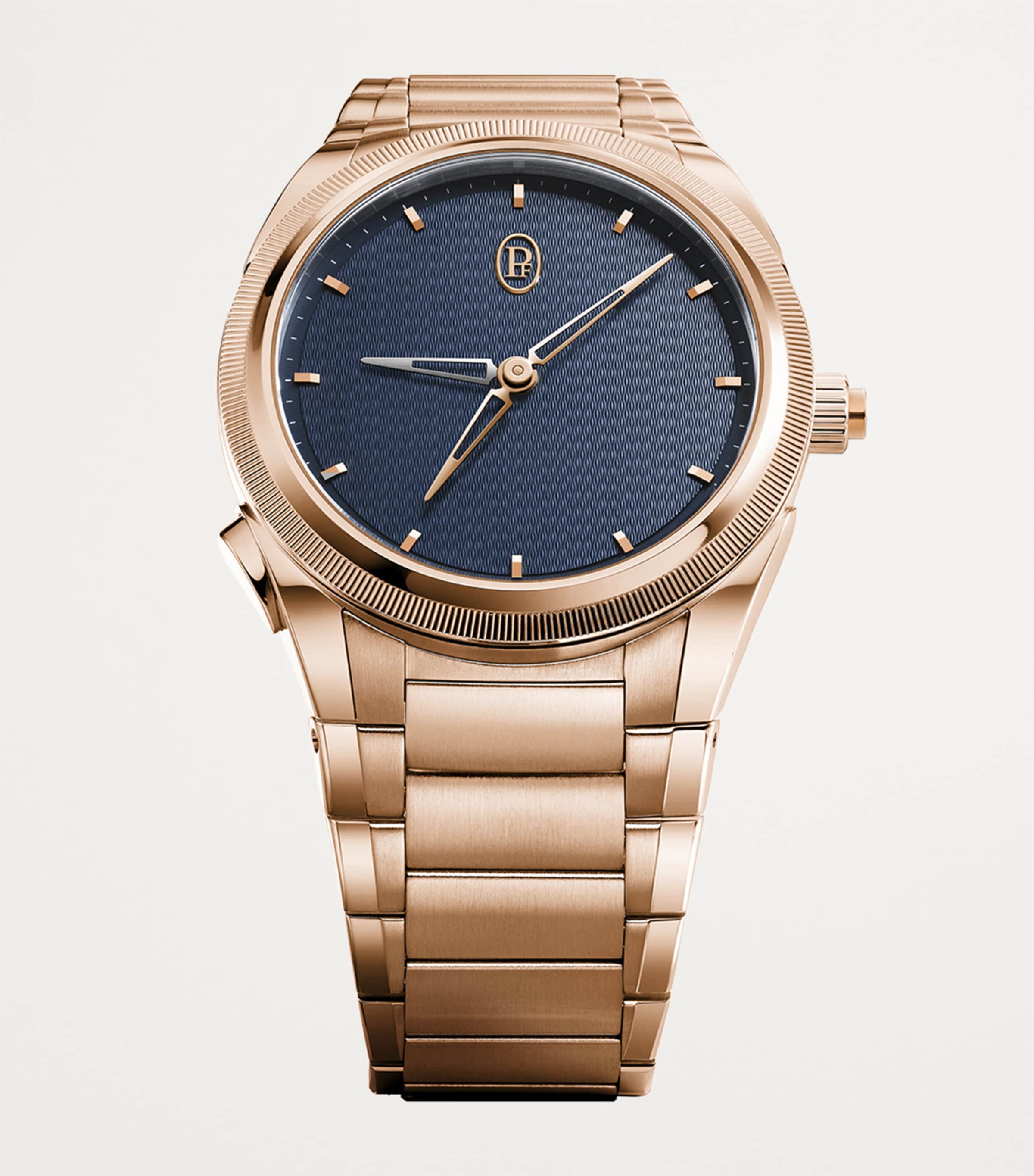 Rose Gold Tonda PF GMT Rattrapante Watch 40mm BLUE Image 6