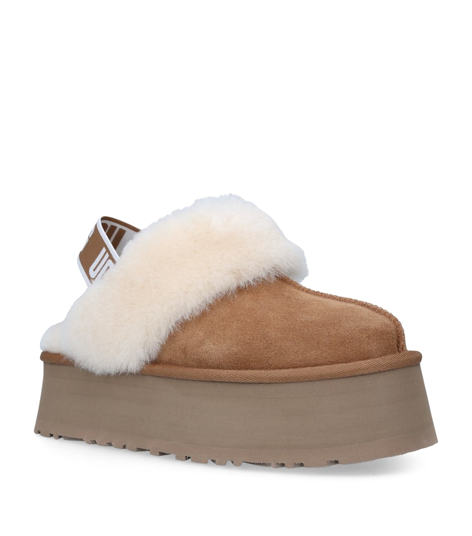 Funkette Flatform Slippers BROWN Image 3