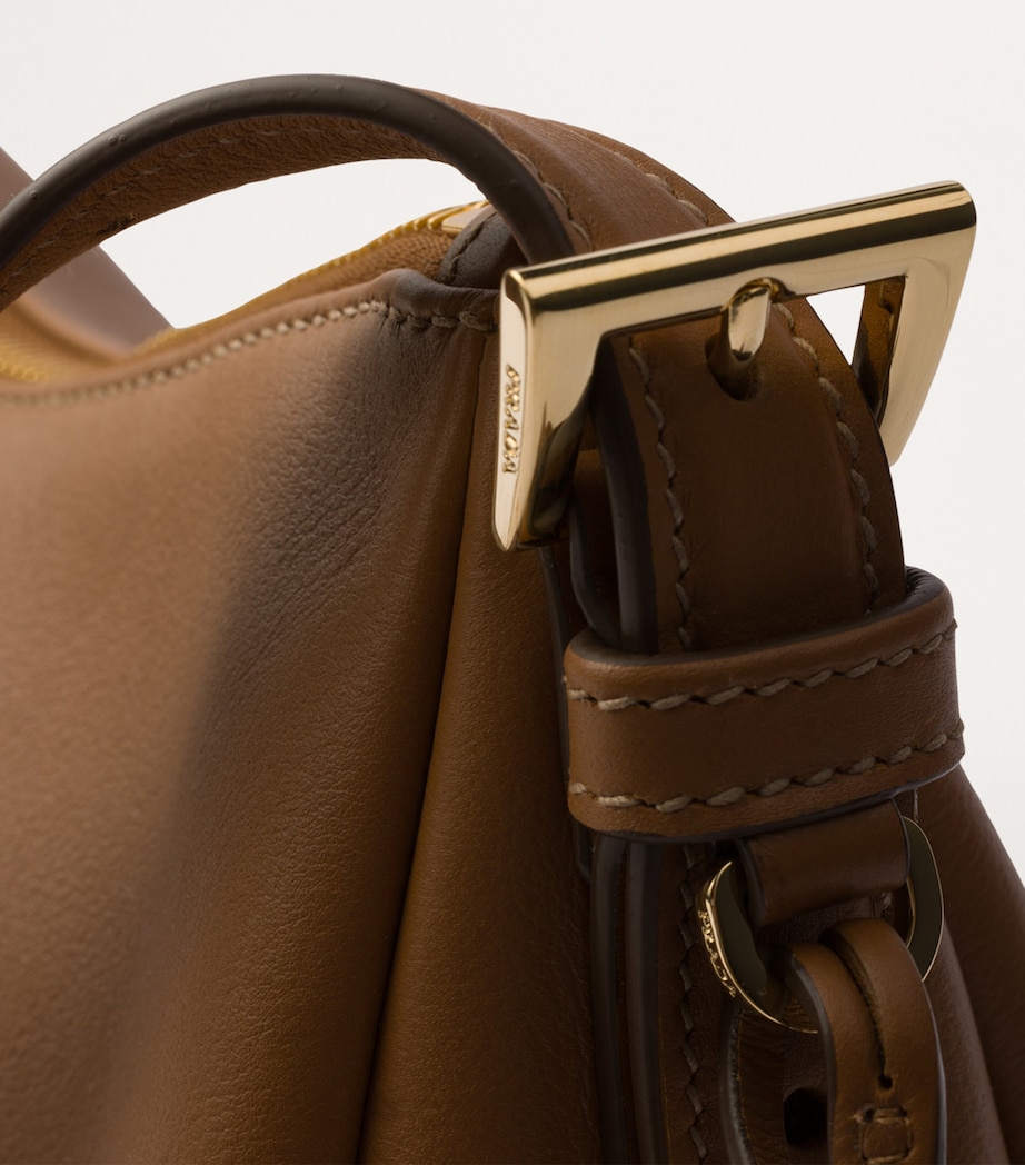 Medium Leather Aimée Shoulder Bag F03BH Image 7