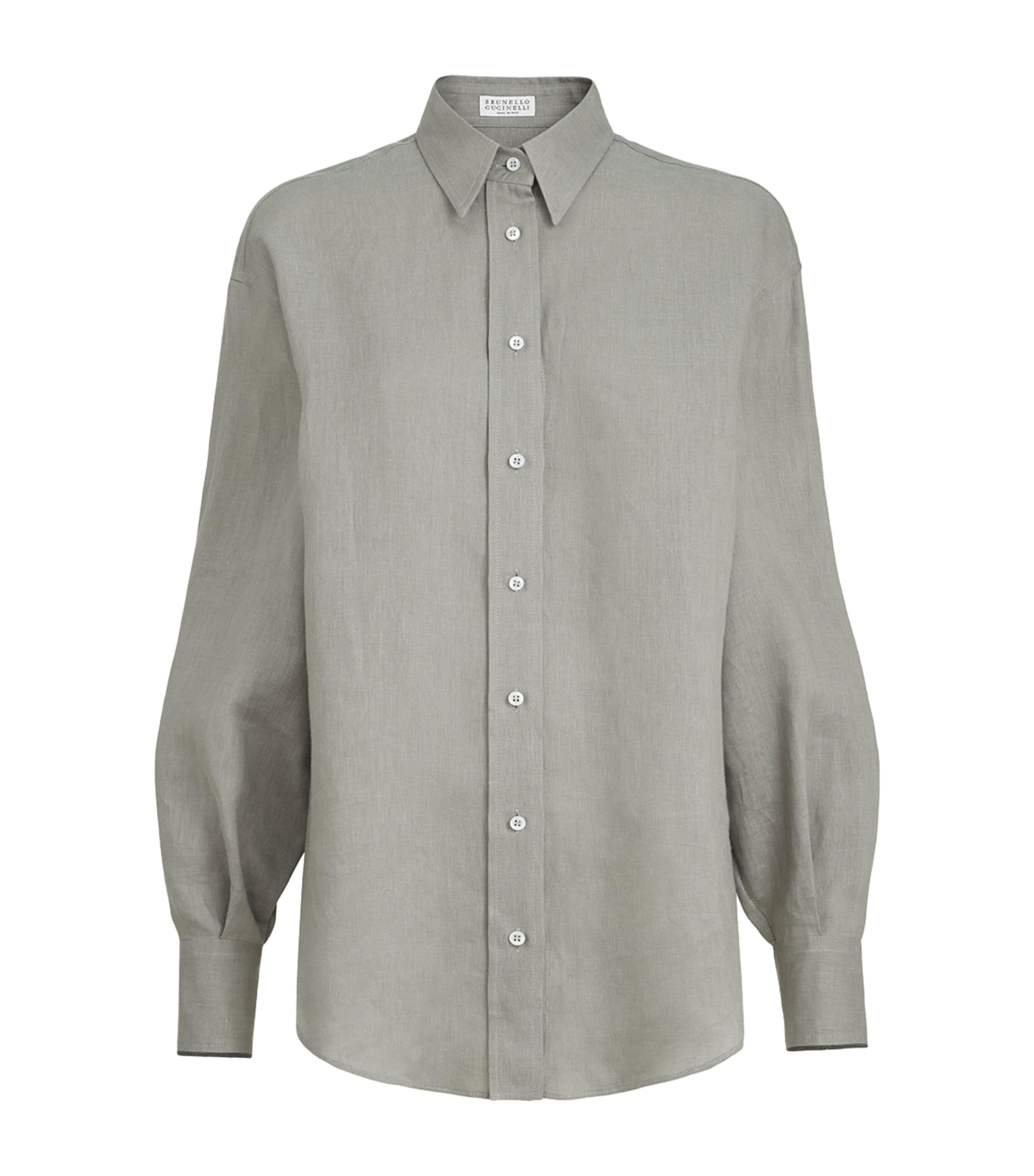 Brunello Cucinelli Womens Linen Shirt Image 1