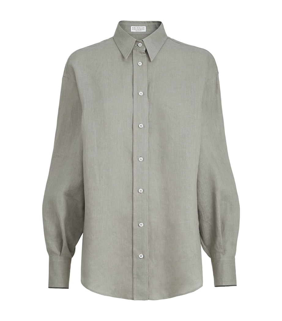 Brunello Cucinelli Womens Linen Shirt Image 1