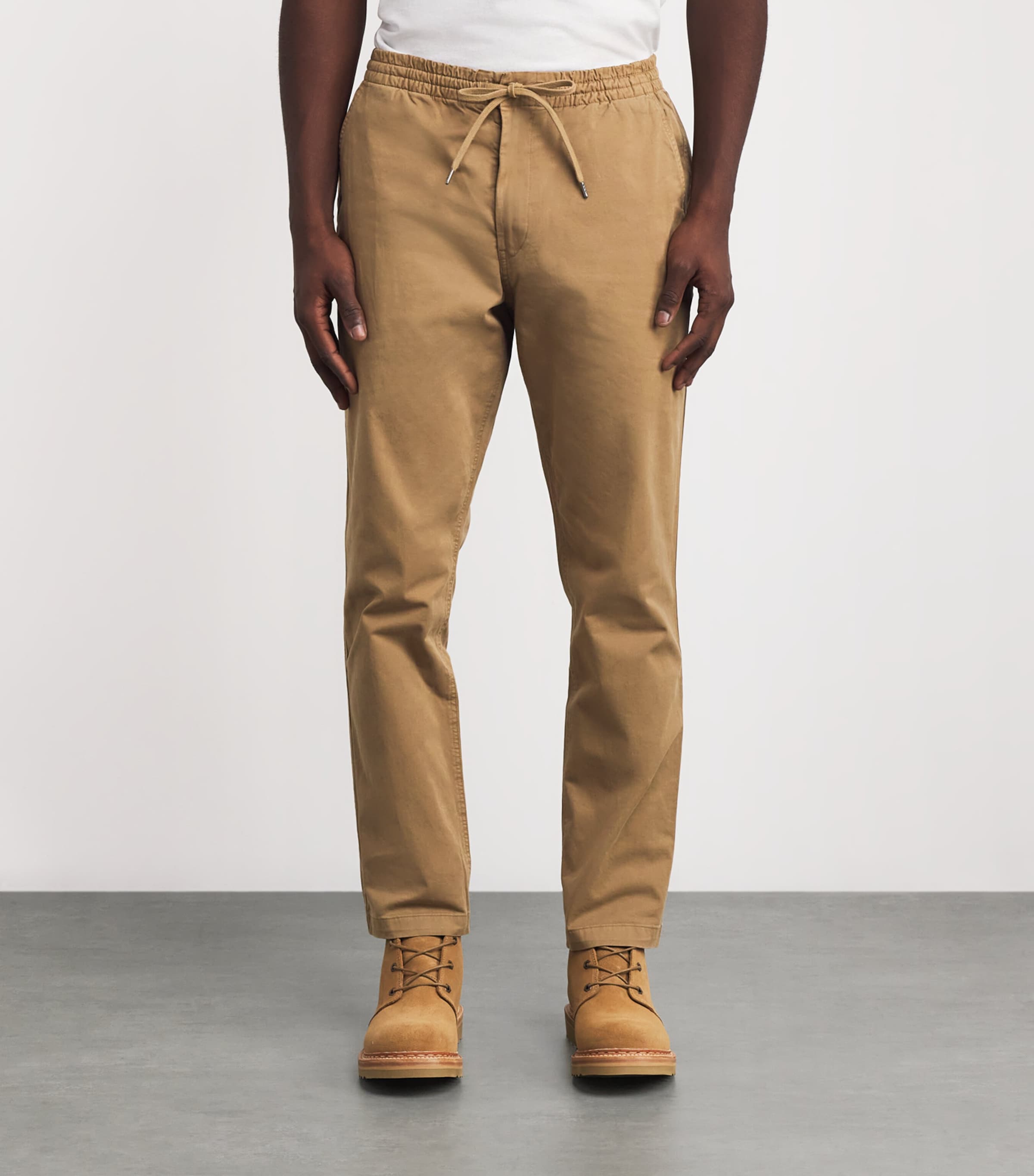 Stretch-Cotton Prepster Trousers KHAKI Image 3