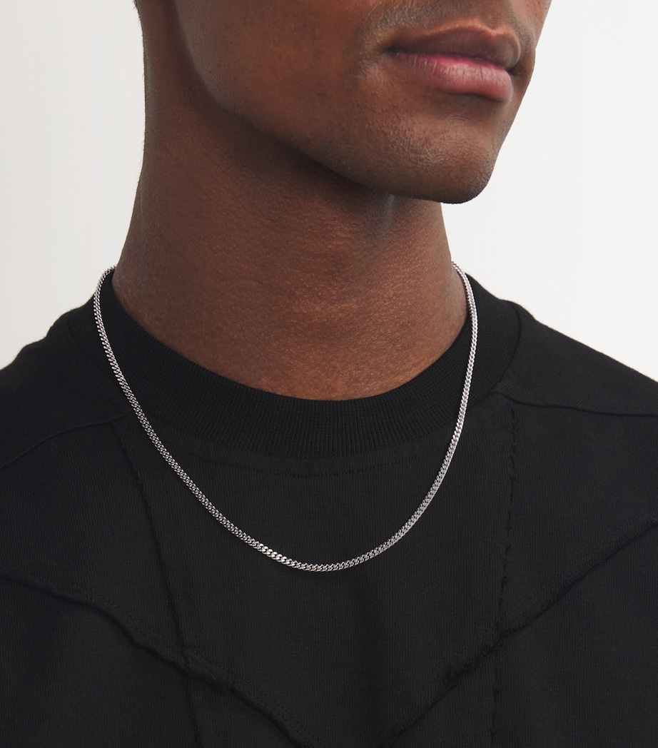 Sterling Silver Curb Chain M Necklace NA Image 2