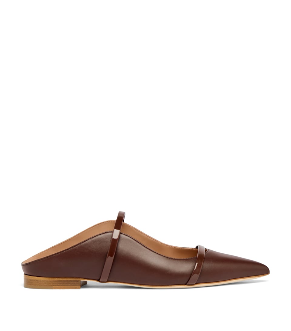 Malone Souliers Leather Maureen Mules Tobacco