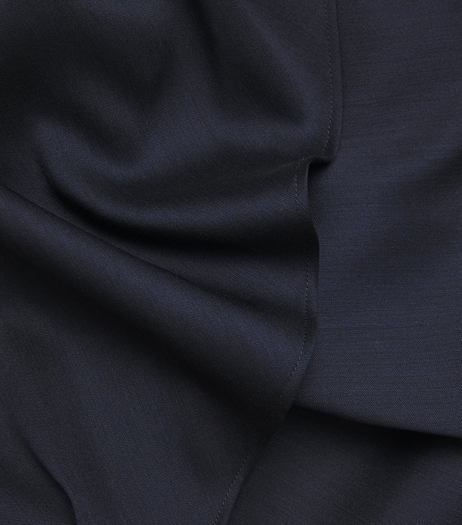 Róhe Womens Draped Open-Back Maxi Dress Night Image 6