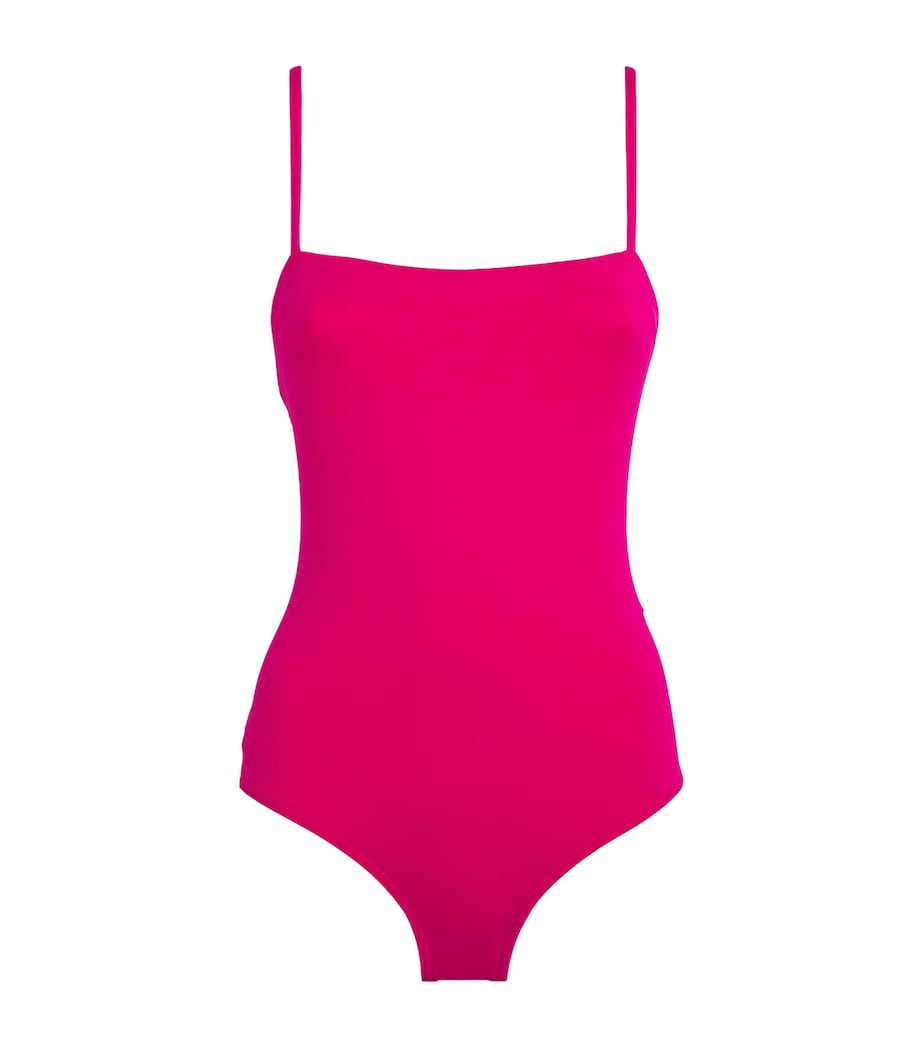 Square-Neck Aquarelle Swimsuit SMILE Image 1