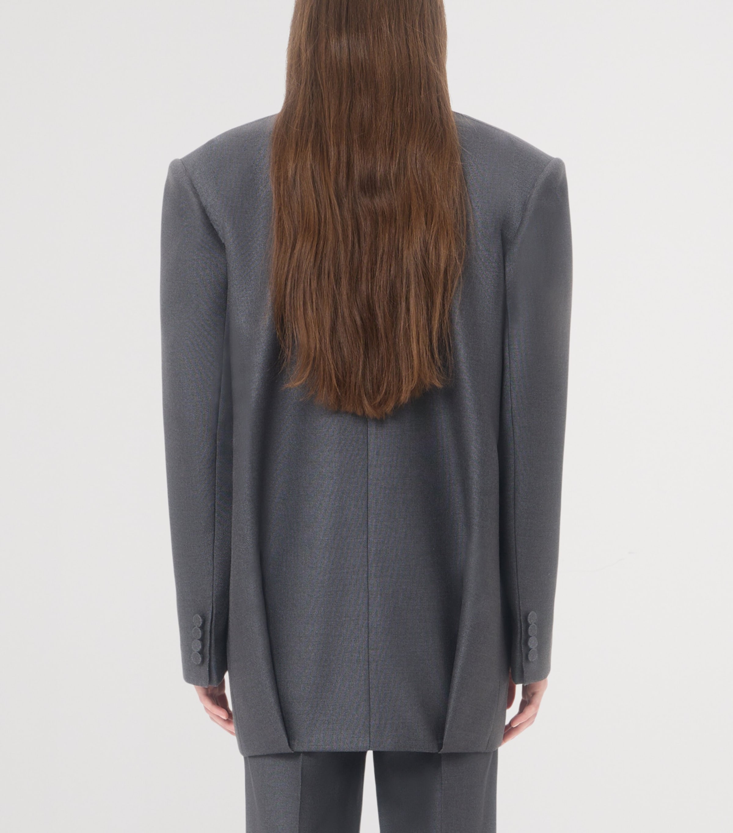 Valentino Womens Wool-Silk Blazer Image 5