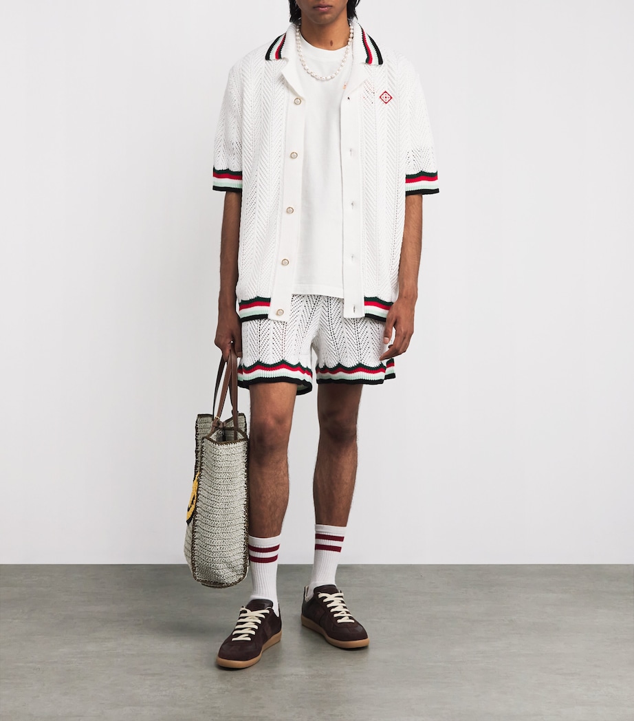 Cotton Tennis Club Print T-Shirt WHITE Image 2