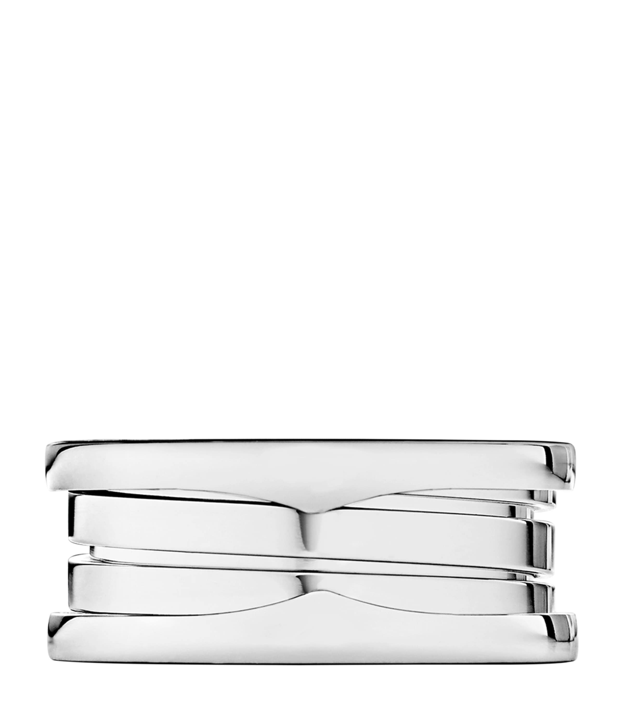 White Gold B.zero1 Three-Band Ring WHITE GOLD Image 2