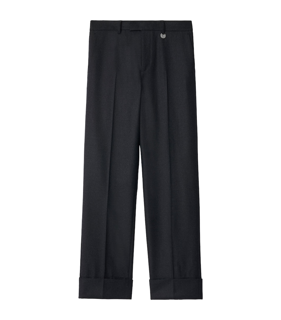 Wool Twill Tailored Trousers BRISK Image 1