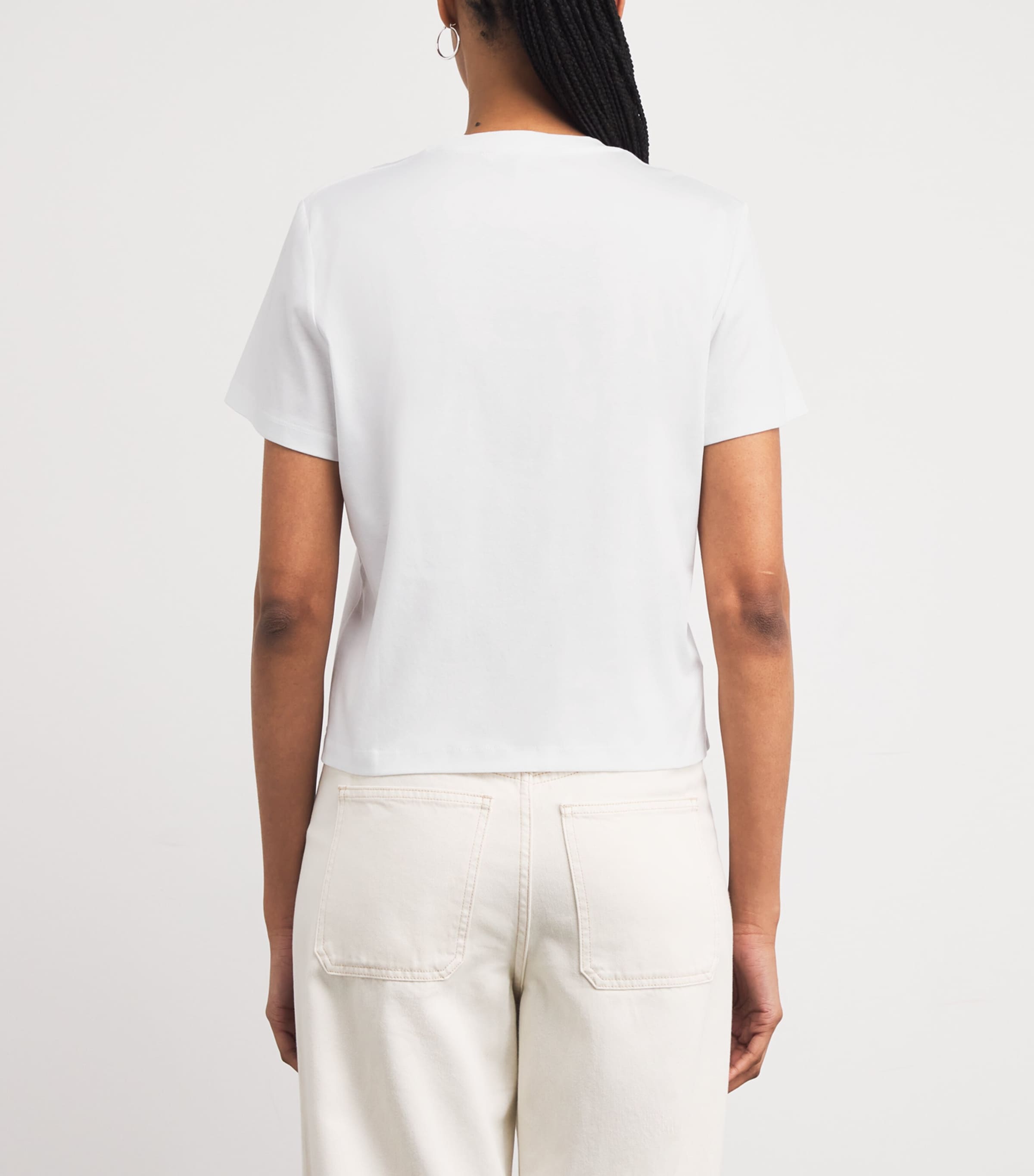 Organic Cotton Relaxed T-Shirt BRIGHT WHITE Image 4
