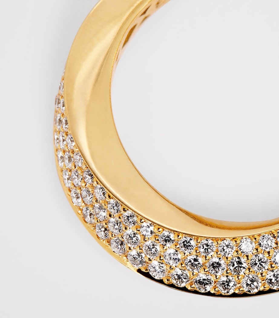 Yellow Gold and Diamond Aurea Spira Ring YELLOW GOLD Image 5