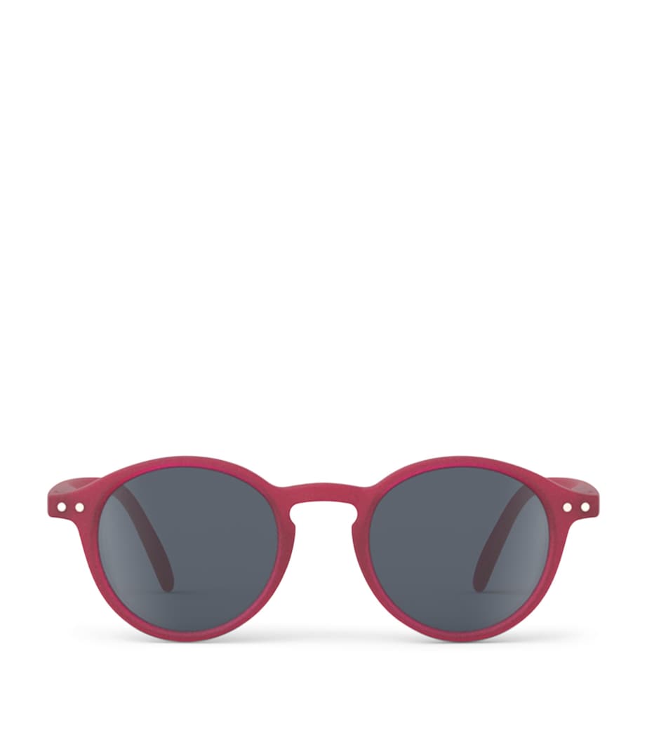 IZIPIZI KIDS #d Round Sunglasses (3-5 Years) Cranberry Image 1