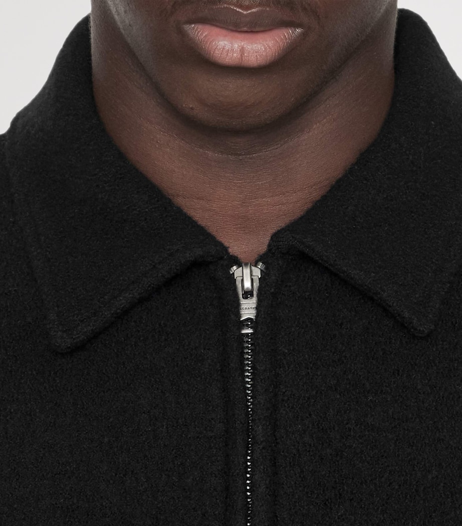 AllSaints Mens Wool Marko Jacket Black Image 5