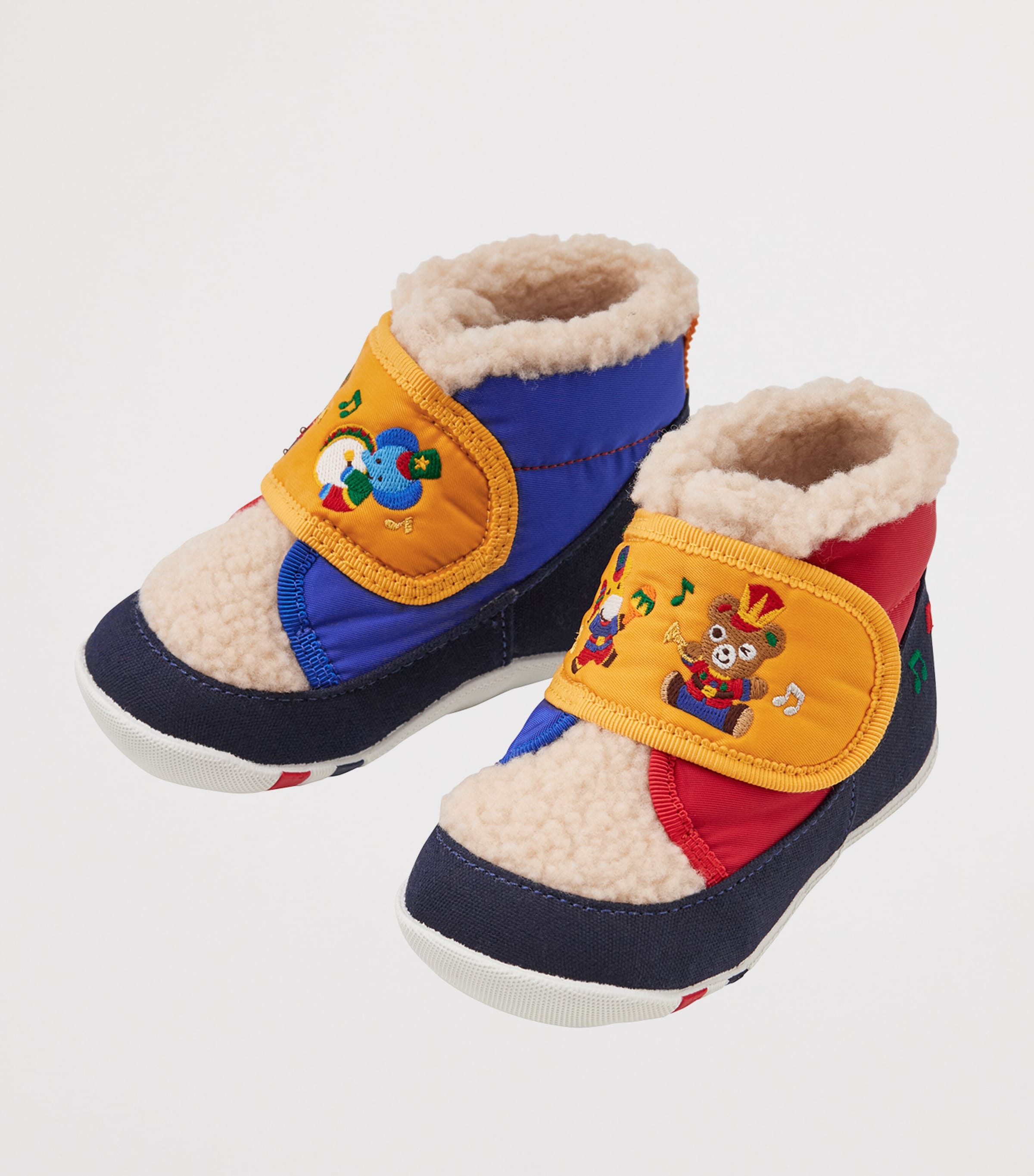 Miki House Embroidered Velcro Sneakers Image 2