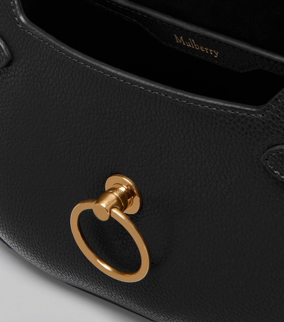 Small Leather Amberley Cross-Body Bag BLACK Image 6