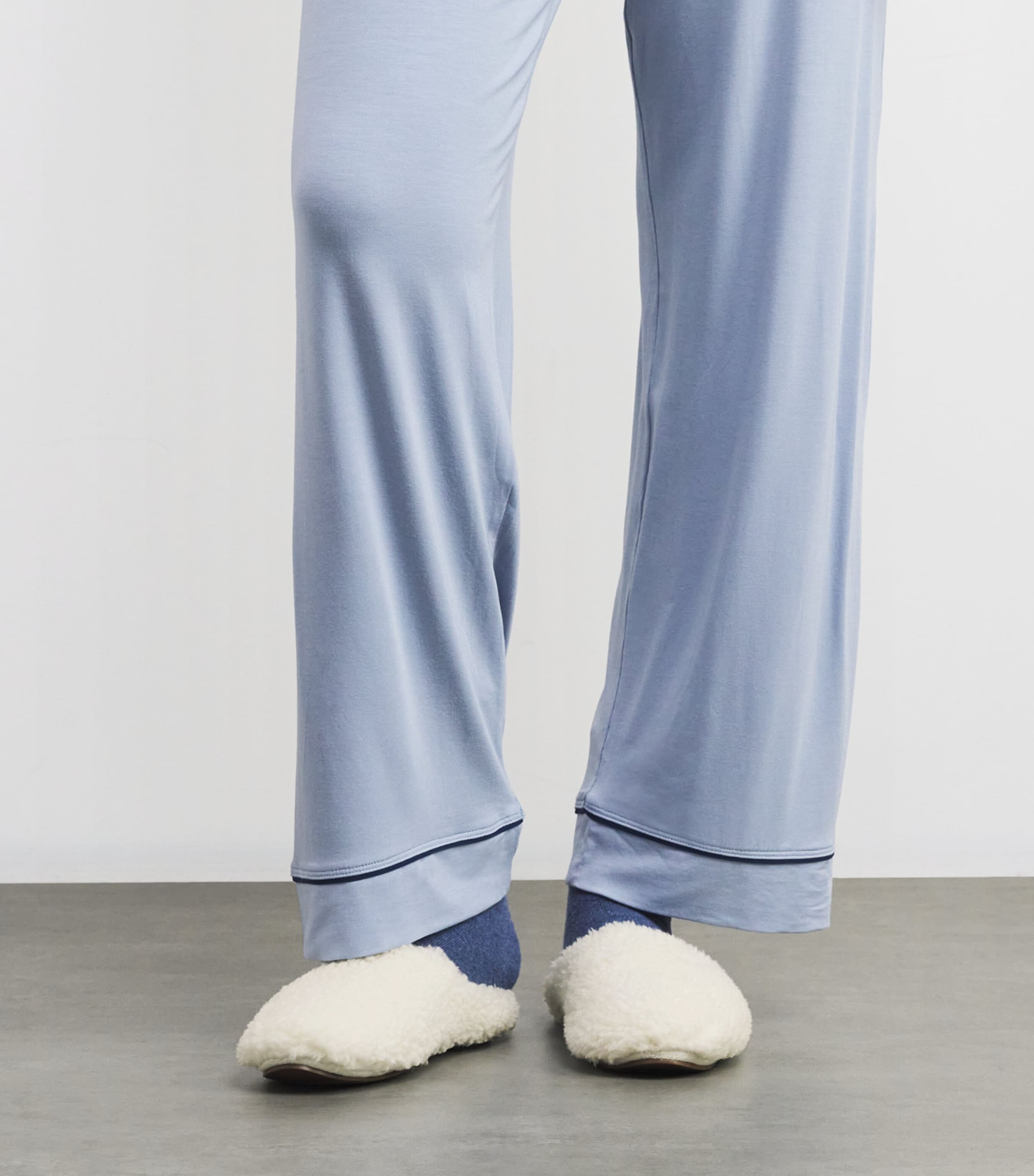 Eberjey Faux Shearling Slippers Ivory/ivory Image 2