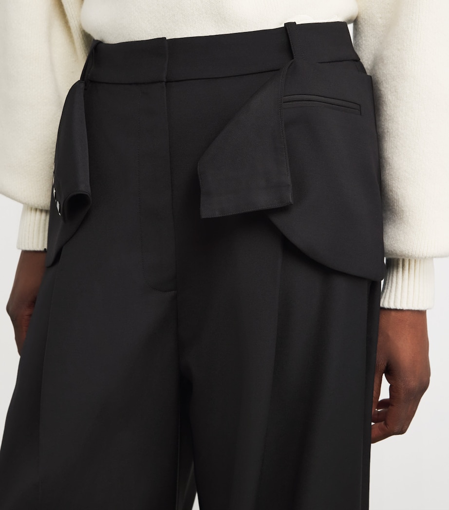 Wool-Blend Natalini Trousers DBLK BLACK Image 6
