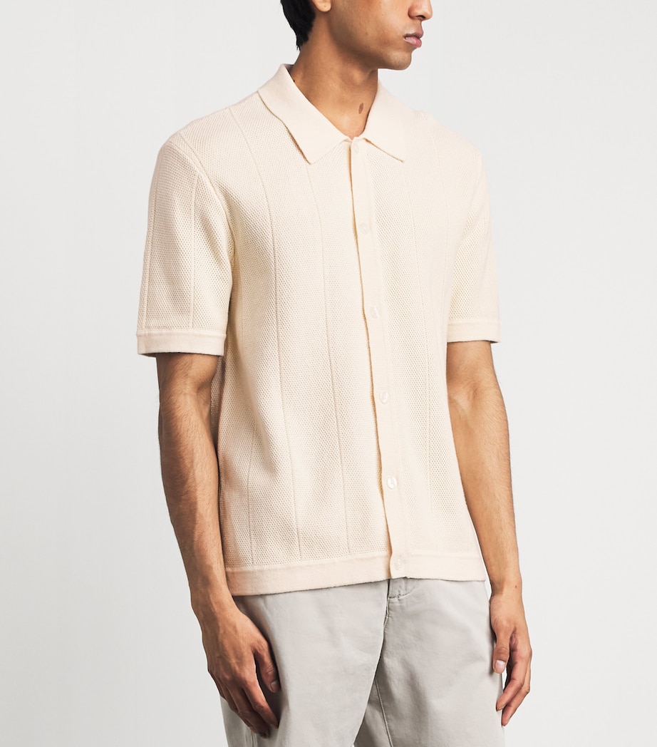 PAIGE Mens Cotton-Linen Mendez Shirt Silt Image 4