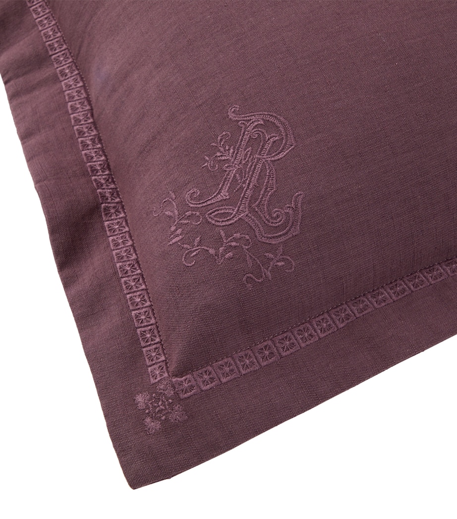 Ralph Lauren Home Corabelle Martha Square Cushion Cover (45cm x 45cm) Purple Image 4