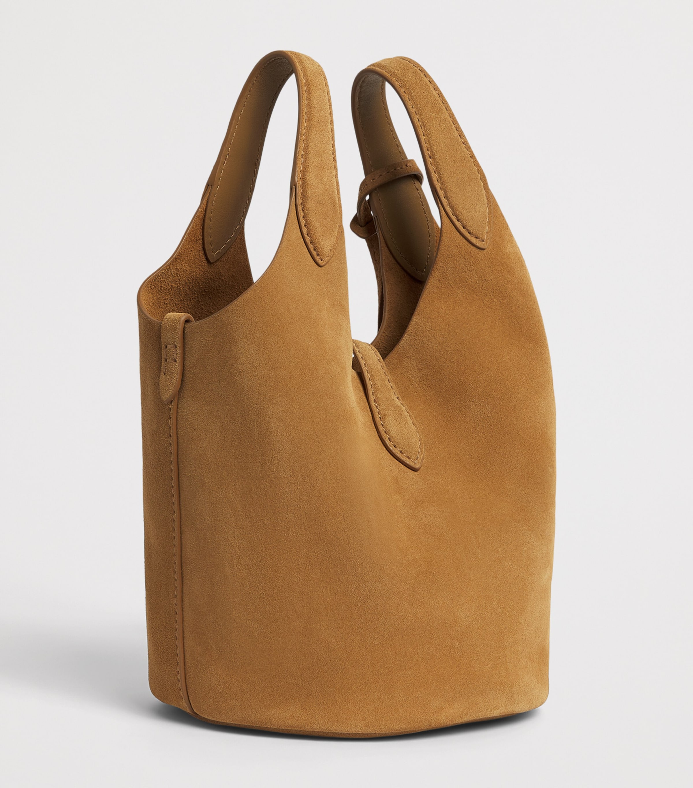 Polo Ralph Lauren Small Suede Polo Play Cross-Body Bag Caramel Image 3