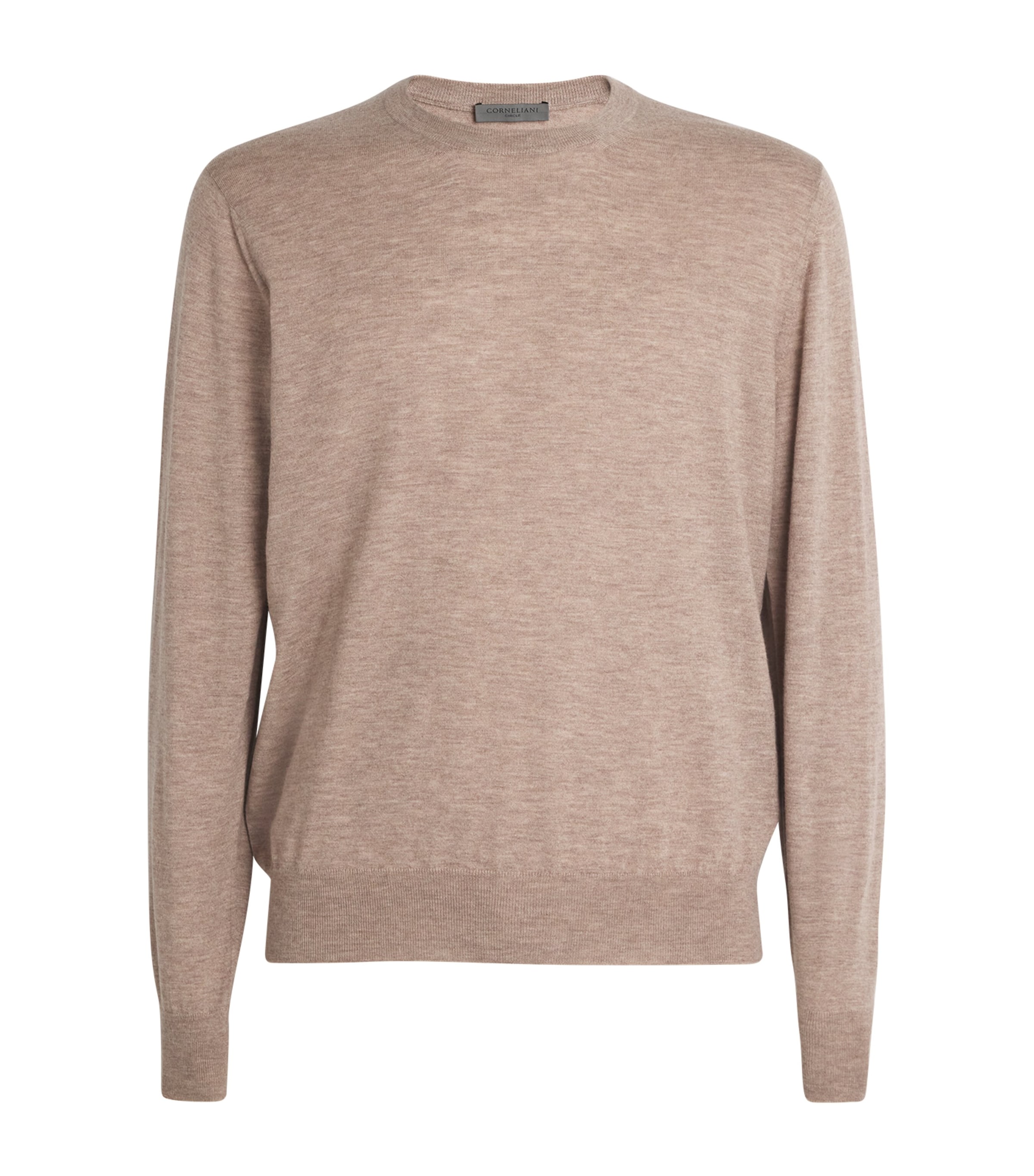 Corneliani Wool-cashmere Sweater In Beige