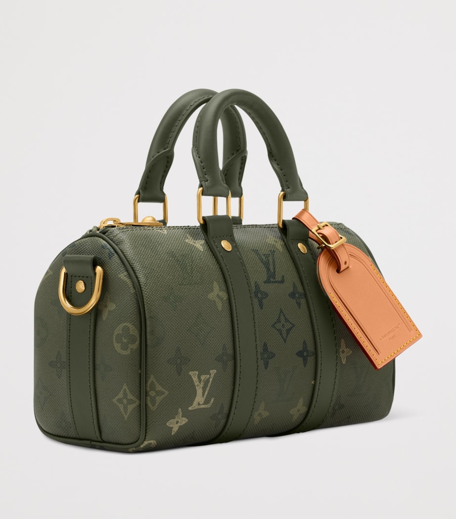 Canvas Keepall Bandoulière 25 Cross-Body Bag KHAKI GREEN Image 3