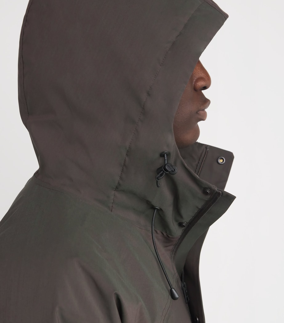 Hooded Herluf Alpinix Jacket SEAL BROWN Image 6