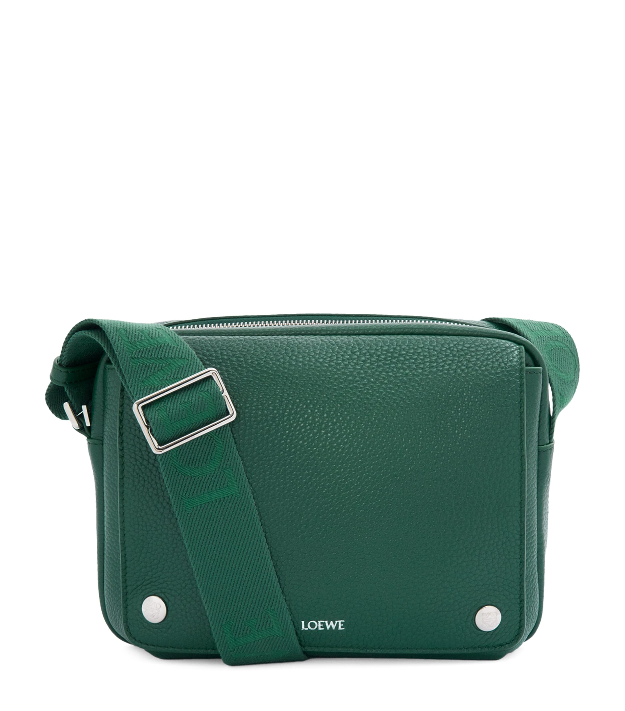 LOEWE XS Leather Pebble Messenger Bag | Harrods US