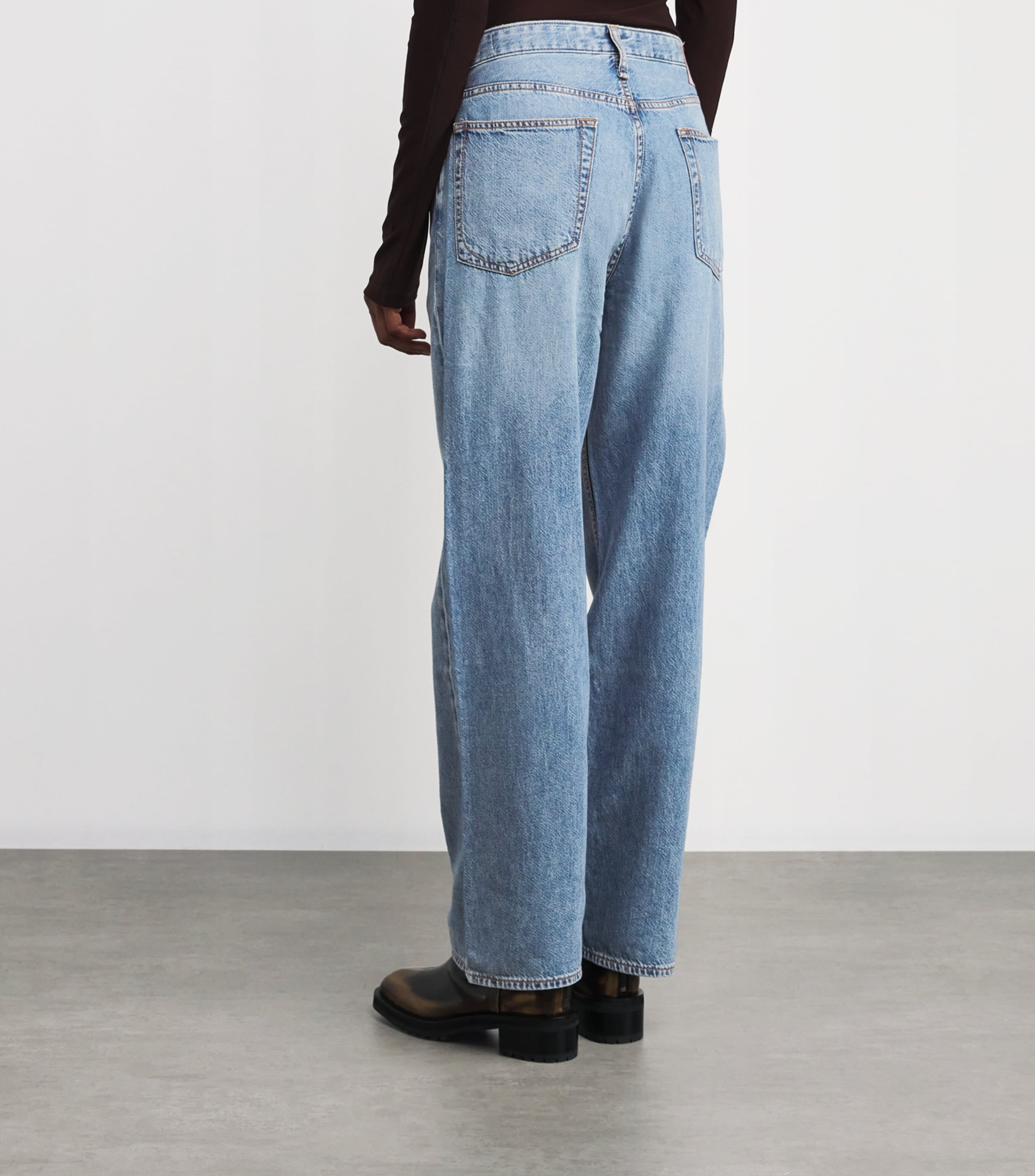 Logan Mid-Rise Wide-Leg Jeans AUDREY Image 4