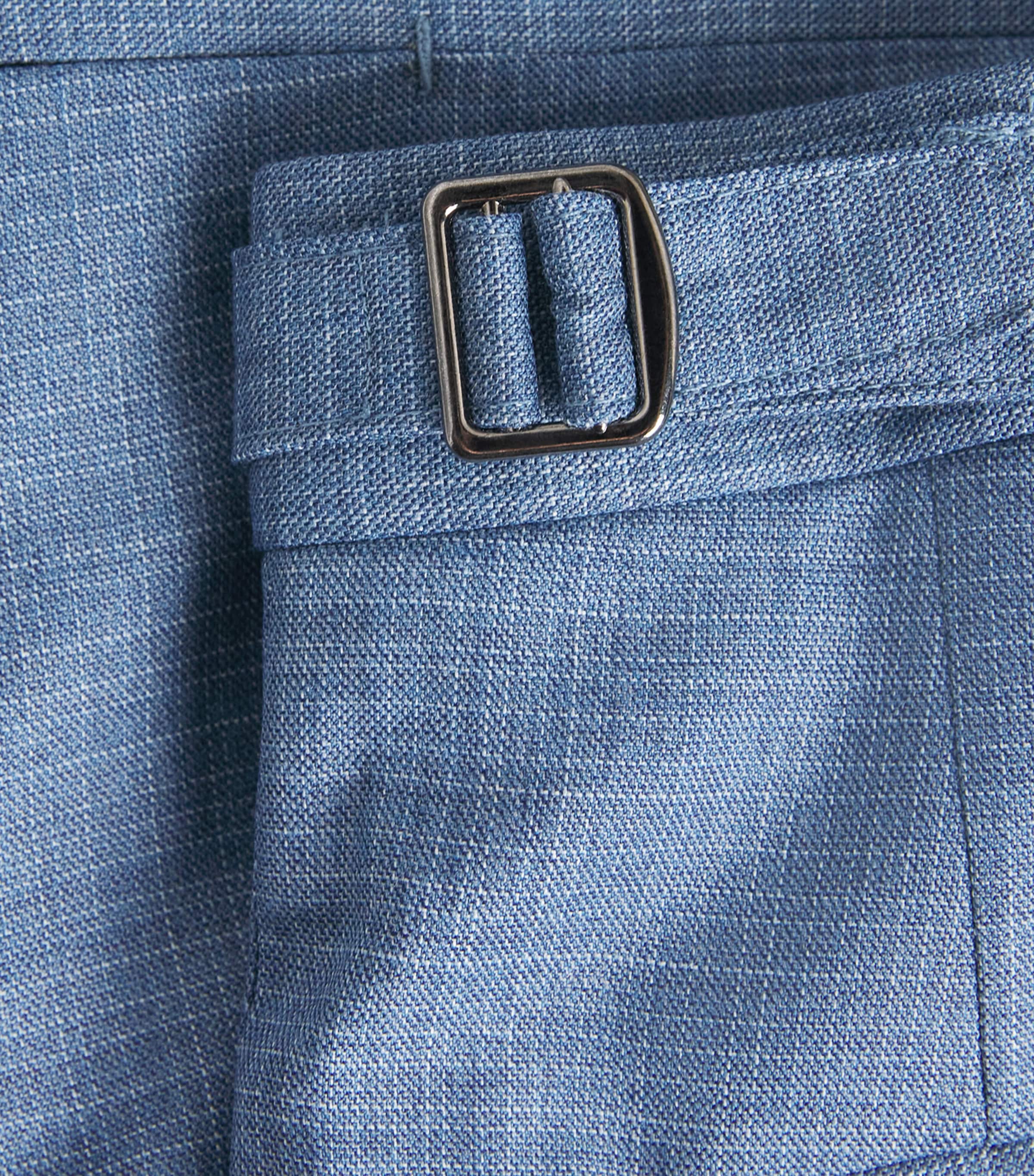 Isaia Mens Wool Sanita Trousers Image 6