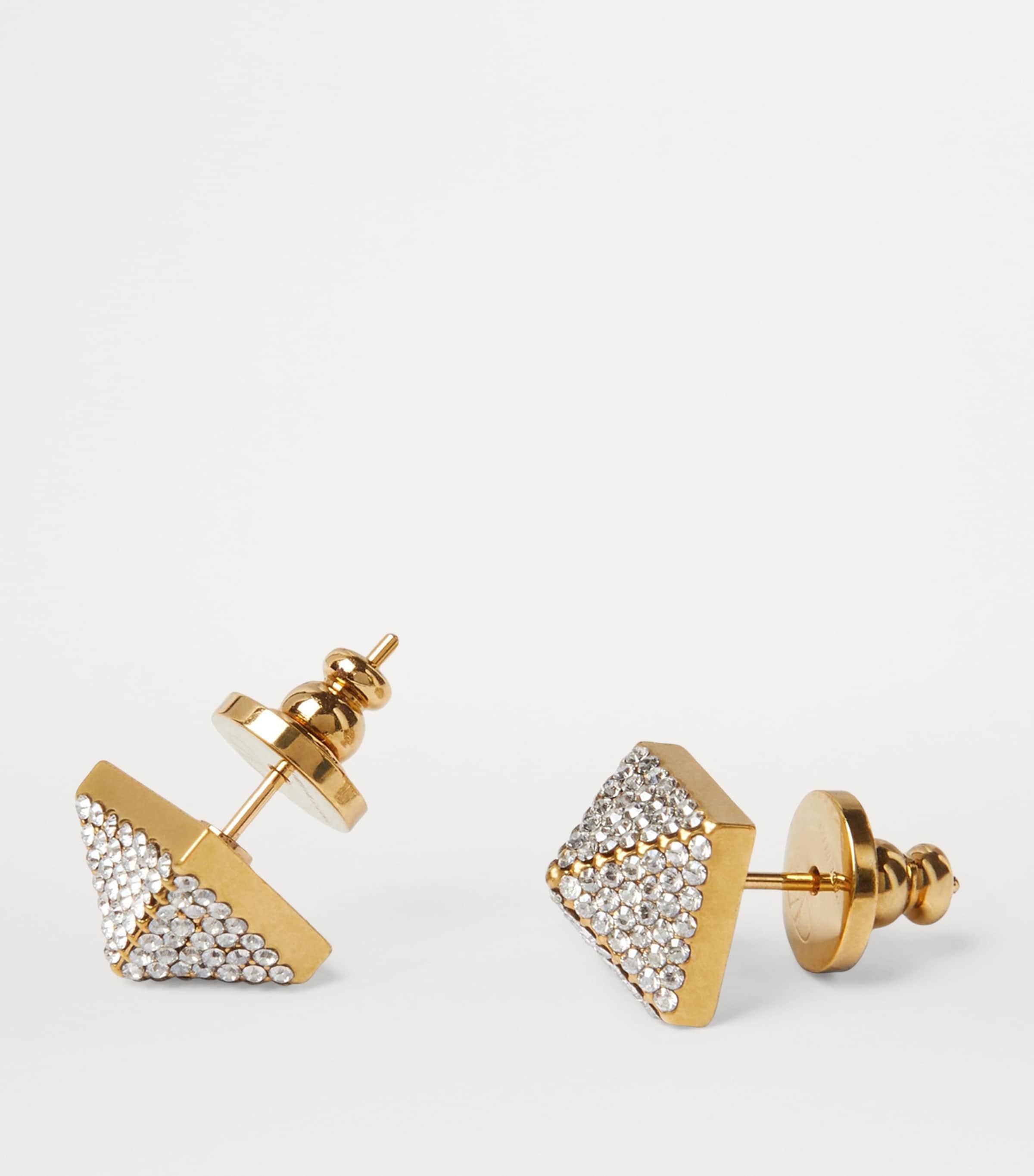 VALENTINO GARAVANI ◆ Rockstud Hoop Earrings Rockstud hoop earrings in gold - Valentino | Mytheresa