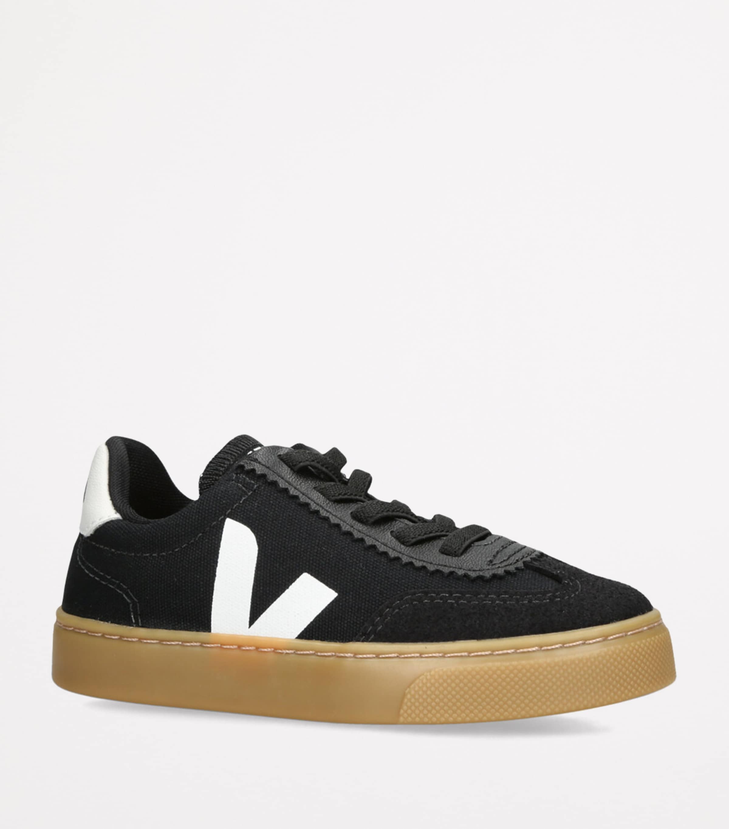 Canvas Volley Sneakers BLACK Image 3