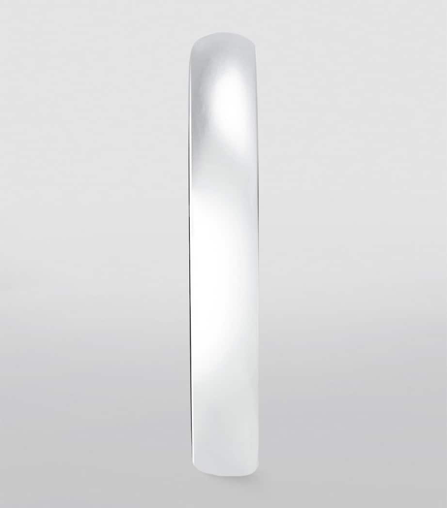 Platinum D-Shape Ring PLATINUM Image 2