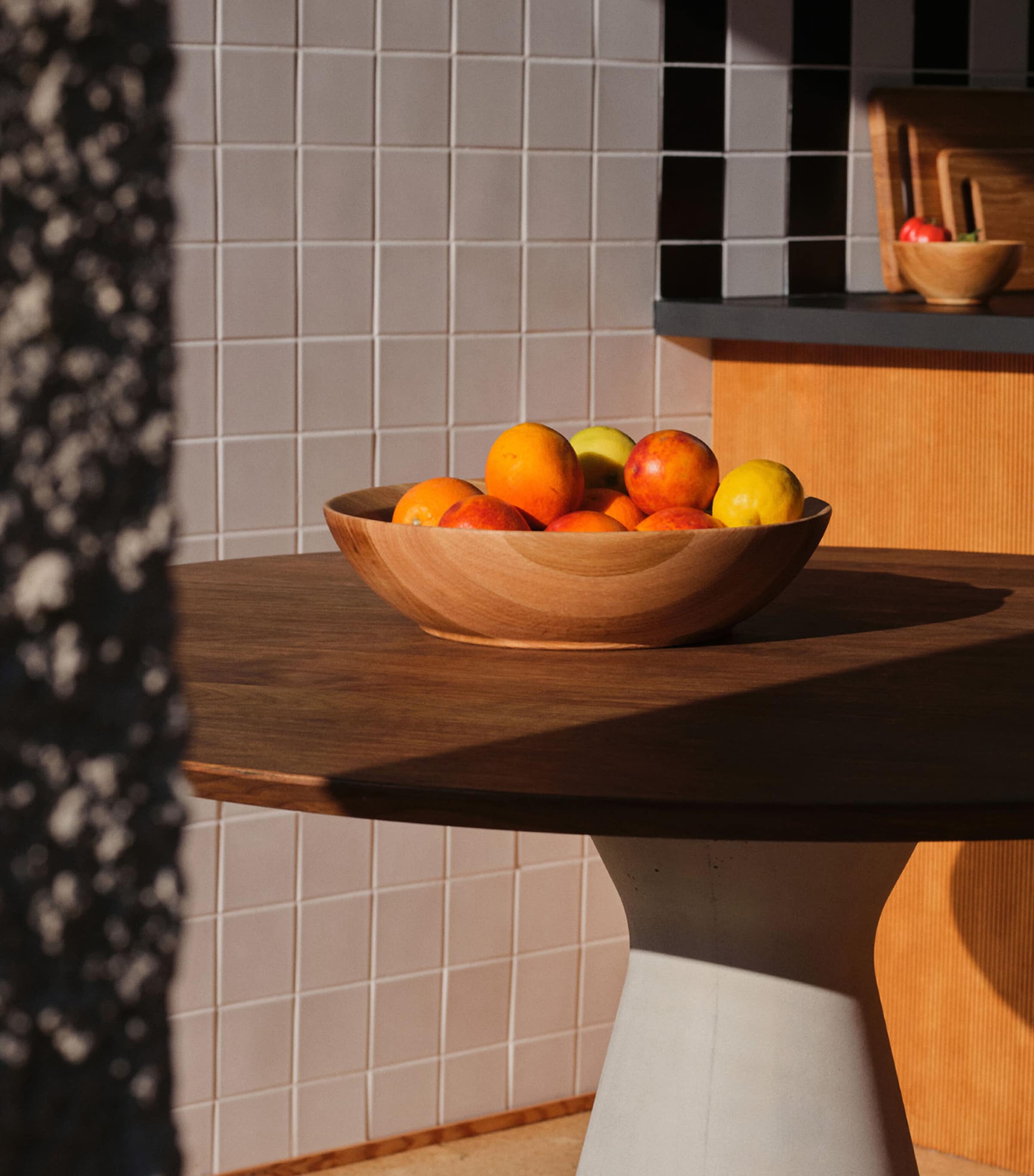 Oak Istria Fruit Bowl (36cm) OAK Image 4