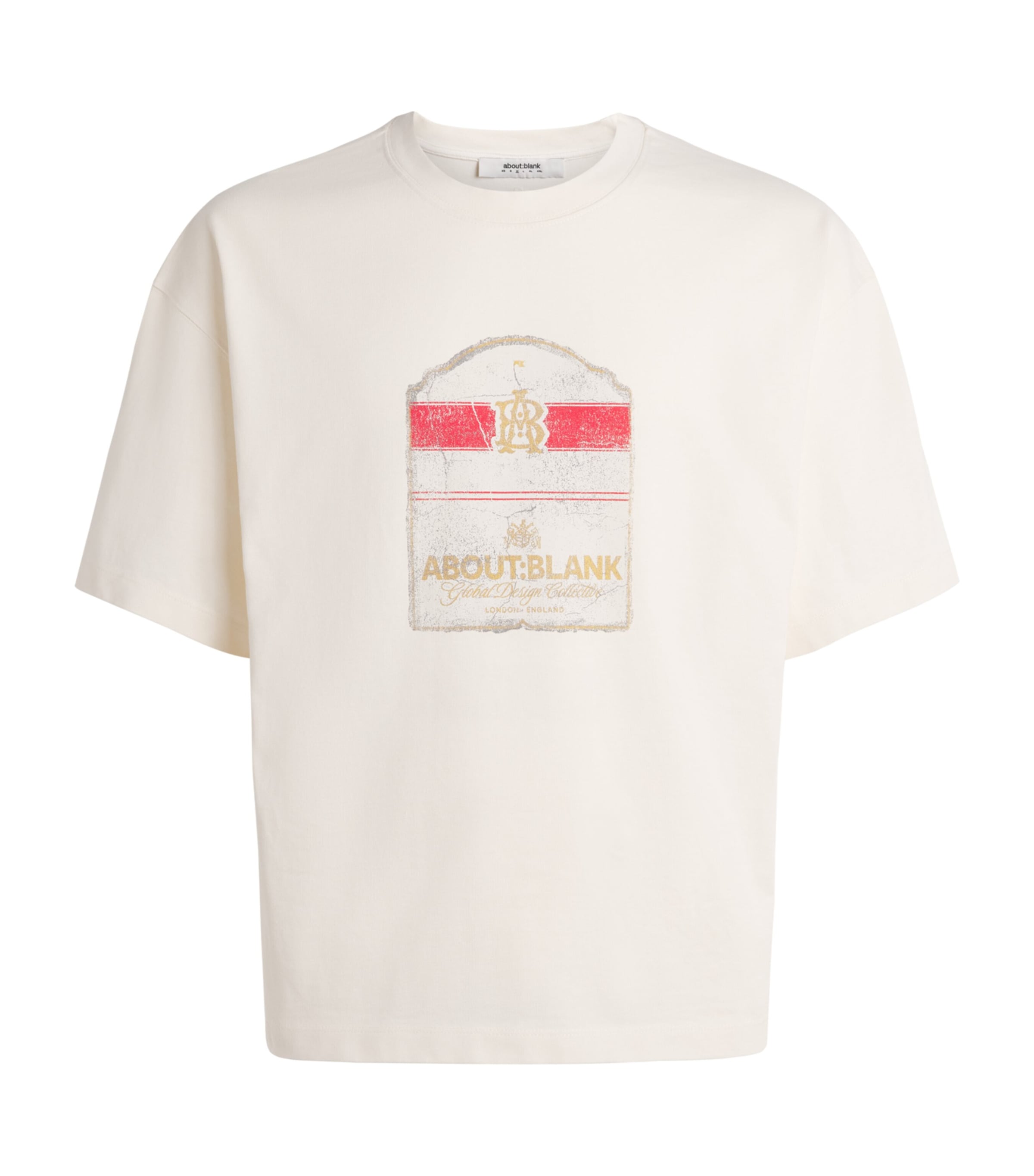 about:blank Mens Cotton Bottle T-Shirt Oat Image 1