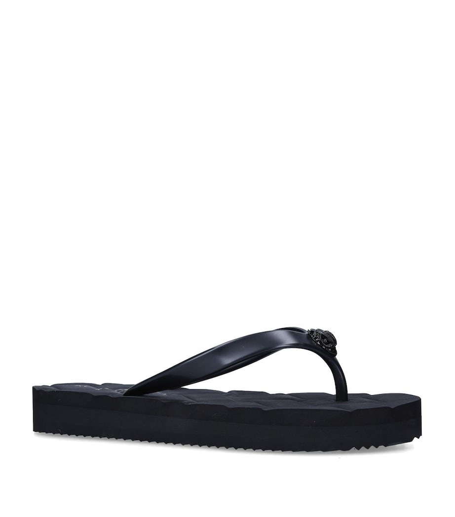Kensington Q Flip Flops BLACK Image 1