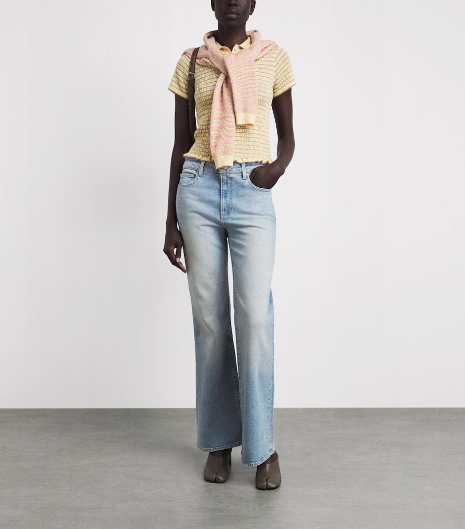 PAIGE Womens Sofia Flared Jeans La Cienega Image 2