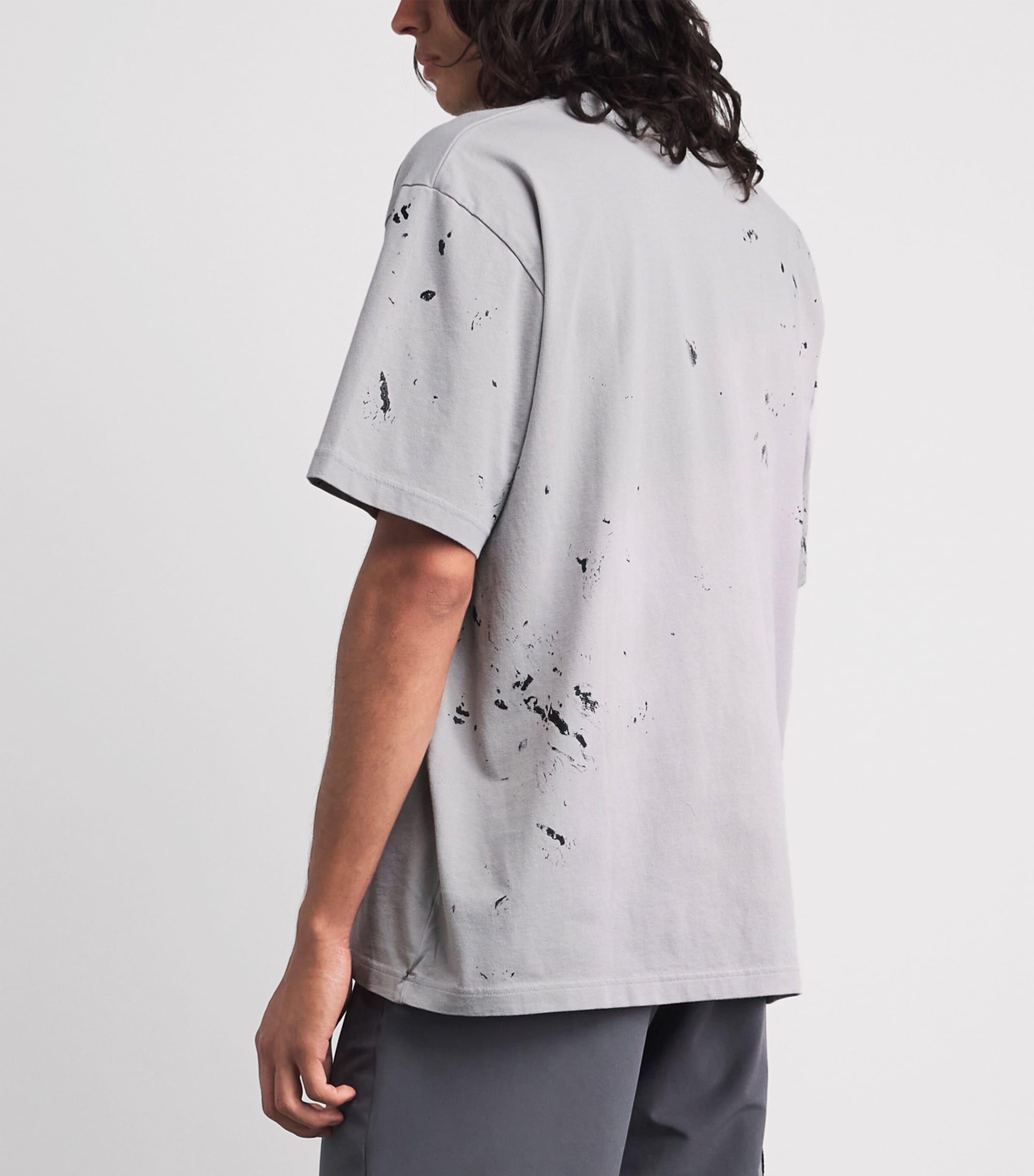 adidas Mens x Song for the Mute 7 Printed T-Shirt Grey Two Image 5