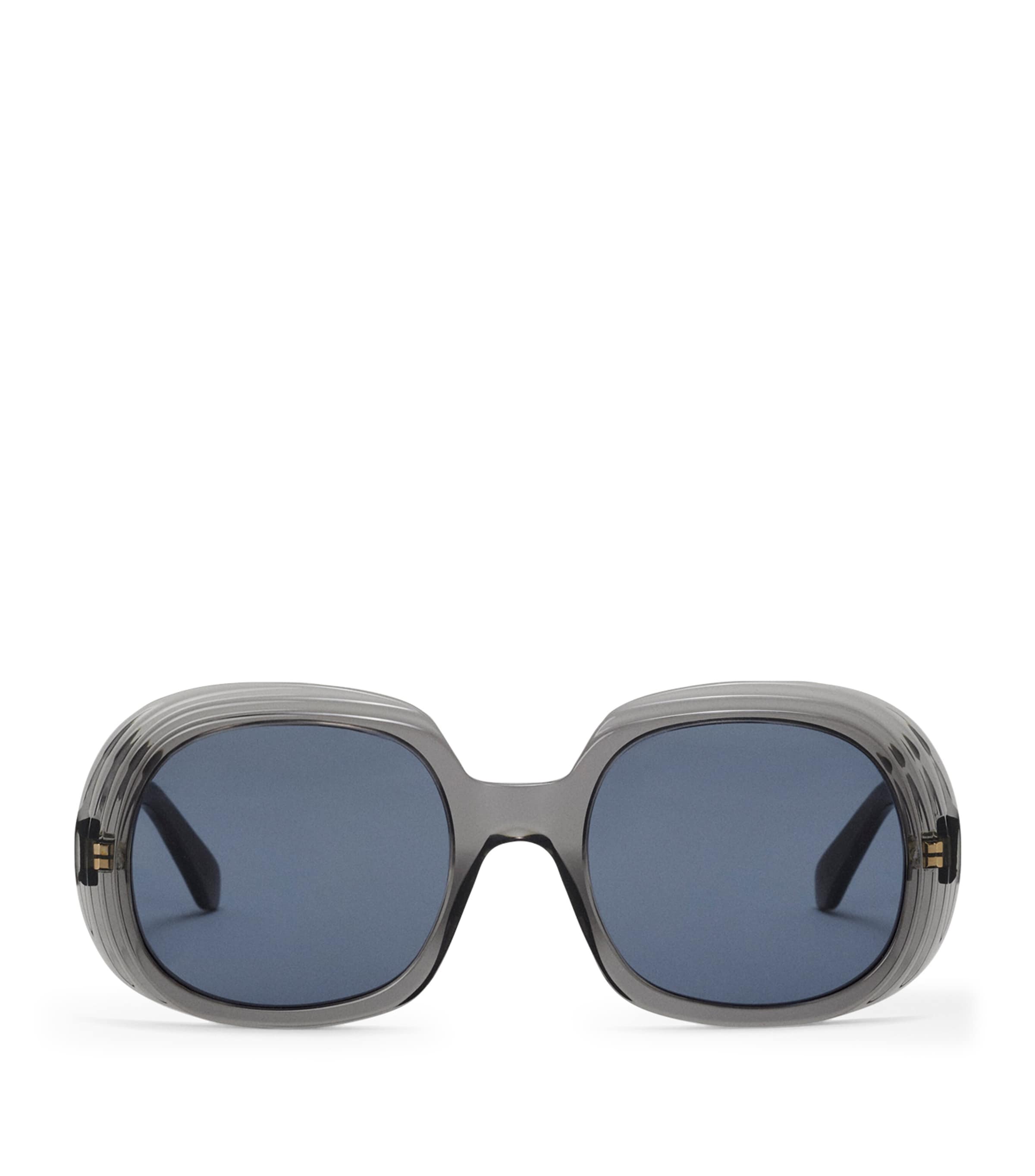 LOEWE Square Steps Sunglasses Transparent Asphalt Image 1