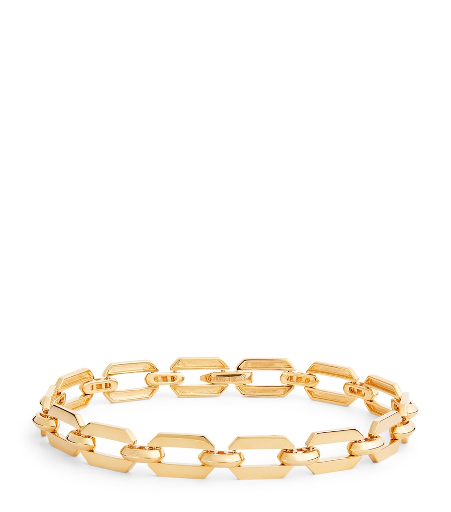 Yellow Gold Deco Chain Bracelet YELLOW GOLD Image 1